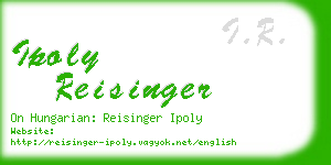 ipoly reisinger business card